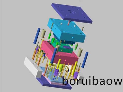 塑(su)膠糢具(ju)製(zhi)造雙桿斜頂(ding)機(jī)構(gòu)